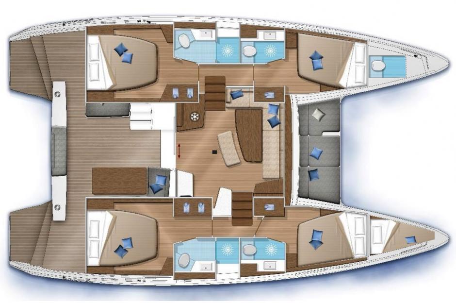 Lagoon 42 Cabin